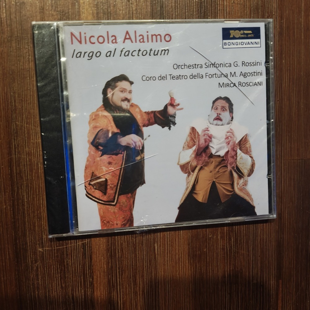 Nicola Alaimo Largo al factotum CD Mirca Rosciani New‎ Sealed 8007068257126